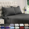 DREAMCARE Twin Sheets - Cooling Bed Sheets - 4pcs Set - Twin Bed Sheets - Twin Sheet Set - Bed Sheets Twin Soft & Long Lasting 100% Fine Brushed Polyester with Side Pocket - Gray