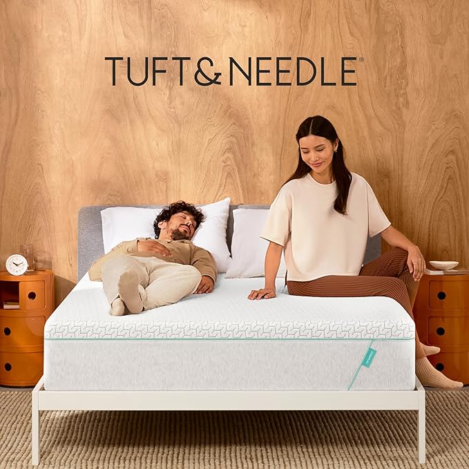 Tuft & Needle Original Hybrid Medium Full Mattress, Adaptive Foam, Individually-Wrapped Coils, Cooling Pressure Relief, 100 Night Trial, Fiberglass-Free, CertiPUR-US, 10-Year Limited Warranty