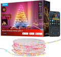 Govee Christmas Lights 2, RGBWIC 99FT 300LEDs Holiday String Lights with Shape Mapping Function, Smart LED Decoration for Indoor Outdoor Tree, 130+ Preset Scenes, Voice and APP Control, Clear Wire