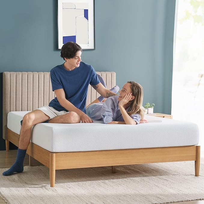 ZINUS 6 Inch Green Tea Cooling Memory Foam Mattress [New Version], Short Queen, Fiberglass Free, Medium Firmness, Cooling Gel Foam, Certified Safe Foams & Fabric, Mattress in A Box