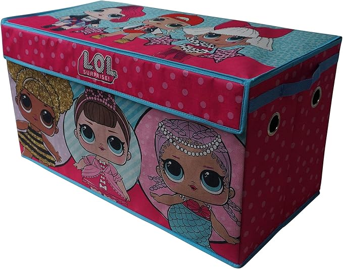 LOL Surprise Collapsible Storage Trunk, Multicolor