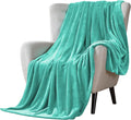 Walensee Fleece Blanket Plush Throw Fuzzy Lightweight (King Size 108x90 Turquoise) Super Soft Microfiber Flannel Blankets for Couch, Bed, Sofa Ultra Luxurious Warm and Cozy for All Seasons