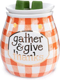 Scentsationals Wax Melt Warmer, Wax Warmer for Scented Wax Melts - Autumn Collection Gather Warmer - Candle Wax Melter for Fragrance Cubes and Tarts