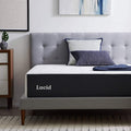 Lucid 14 Inch Memory Foam Mattress - Medium Firm Feel - Infused with Refreshing Bamboo Charcoal and Cooling Gel - Bed in a Box - Temperature Regulating - Pressure Relief - Breathable - Twin XL Size