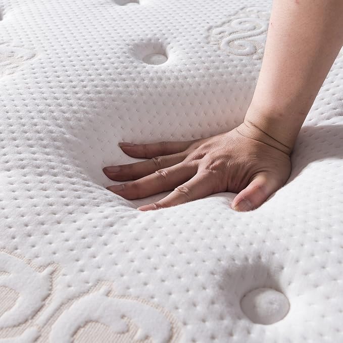Full Mattress 11.4 Inch Memory Foam Innerspring Independently Encased Coil Hybrid Mattress, Pillow Top Bed in a Bag