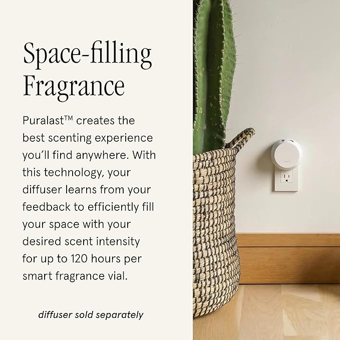 Pura & Tommy Bahama Home Scent Refill - Smart Home Air Diffuser - Up to 120-Hours of Luxury Fragrance per Refill - Home Essential - Clean & Safe Diffuser Fragrance - 2 Pack, White Tea Blossom