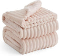Bedsure GentleSoft King Size Blanket for Bed - Cozy Soft Blankets for Women, Cute Large Fleece Throws for Girls, Crystal Pink, 108x90 Inches
