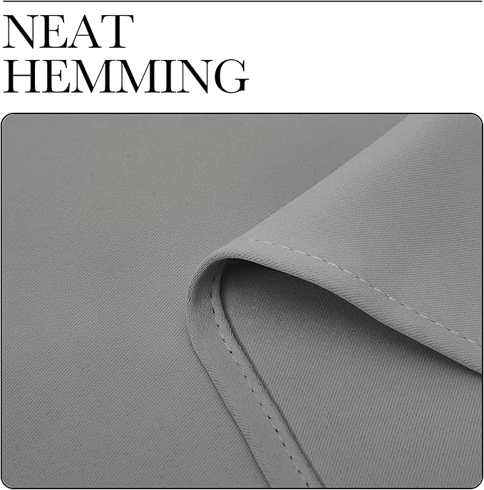 NICETOWN Silver Grey Doorway Curtain Privacy, Door Cover Curtain, Sound Reducing Winter Insulated Thermal Room Darkening Blackout Curtains for Bedroom, 144 inch Length (1 Panel, 5ft Wide by 12ft Long)