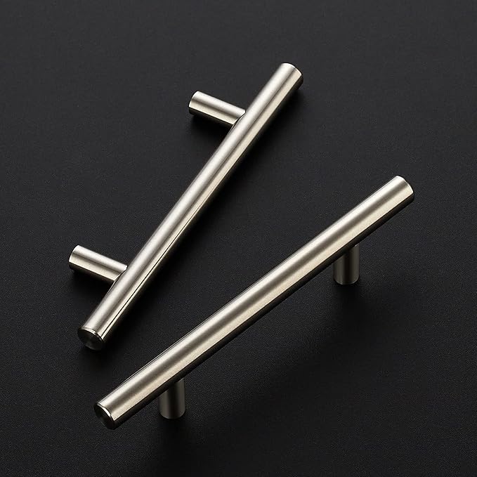Ravinte 40 Pack 6 inch Cabinet Pulls Brushed Nickel Stainless Steel Kitchen Cupboard Handles Cabinet Handles, 3.5 inch Hole Center