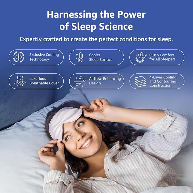 ROOST SLEEP Memory Foam Mattress, 14-Inch Queen – Cool Cloud Gel Foam Bed with Cooling Support and Pressure Relief – Soft, Contouring Mattress for Deeper Sleep