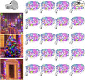 20 Pack Fairy Lights Battery Operated - 3 Speed Modes, 7Ft 20 LED String Twinkle Lights, Waterproof Copper Wire, Mini Firefly Light for Mason Jars Vases Christmas Decor, Multi-Colored