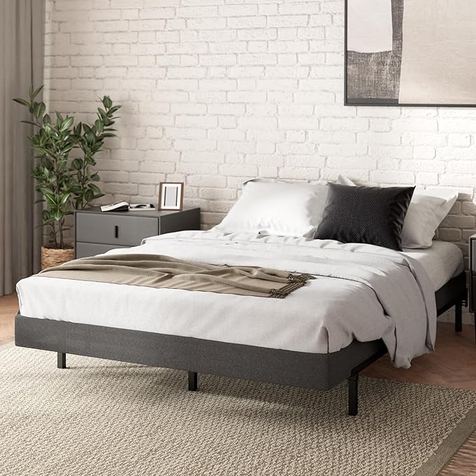 ZINUS 5 Inch King WonderBox(TM) Smart Box Spring, Quick Assembly Mattress Foundation, Durable Metal Frame, Grey