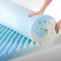ZINUS 1.5 Inch Swirl Gel Cooling Memory Foam Mattress Topper, Smaller, More Convenient WonderBox Packaging, Cooling, Airflow Design, CertiPUR-US Certified, Full