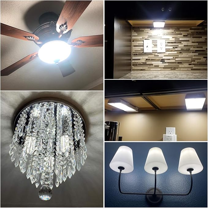LED Light Bulb 100w Equivalent 1200 Lumen 3000K Warm Daylight White 12W LED Bulb E26 Base Non-Dimmable Ceiling Fan Light Bulbs for Home Indoor LED Corn Light Bulb Pack of 4