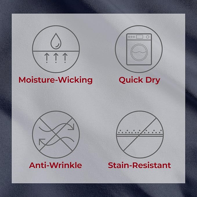 Mellanni Extra Deep Twin XL Sheets - 3 PC Iconic Collection Bedding - Hotel Luxury, Ultra Soft, Cooling Bed Sheets - Wrinkle, Fade, Stain Resistant (Twin Extra Long, Navy Blue)