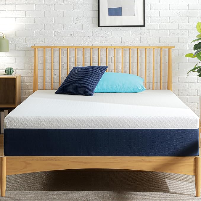 ZINUS 12 Inch King Cooling Comfort Hybrid Mattress [New Version], Fiberglass Free, Medium Firm Feel, Motion Isolation, Certified Safe Foams & Fabric