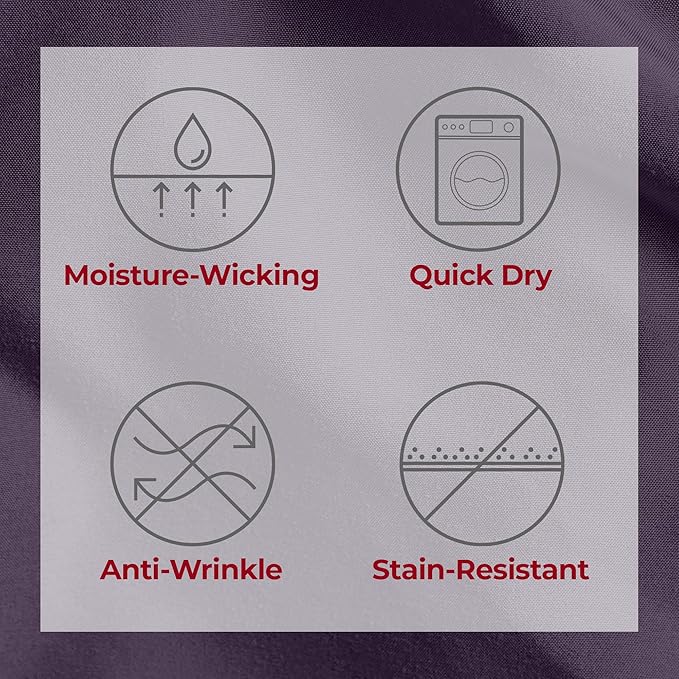 Mellanni Extra Deep California King Sheets - 4 PC Iconic Collection Bedding - Hotel Luxury, Ultra Soft, Cooling Bed Sheets - Wrinkle, Fade, Stain Resistant (Cal King, Purple)
