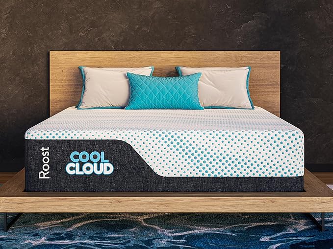 ROOST SLEEP Memory Foam Mattress, 14-Inch Full – Cool Cloud Gel Foam Mattress with Plush Support, Breathable Comfort & Cooling Relief – Ideal for All Sleep Styles