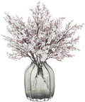 JAKY-Global Babys Breath Silk Artificial Flowers Bulk 9pcs for Fall Decor Fake Flower Bouquet Bulk for Home Kitchen Indoor Bouquet Floral Arrangement Table Centerpieces Party Decor(Silver)
