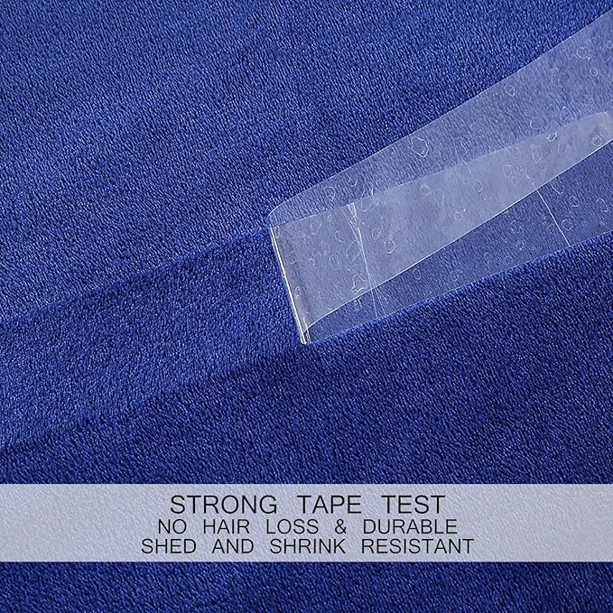 Soft Queen Size Blanket All Season Warm Fuzzy Microplush Lightweight Thermal Fleece Blankets for Couch Bed Sofa,90x90 Inches,Royal Blue