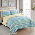 Sweet Home Collection 7 Piece Comforter Set Bag Solid Color All Season Soft Down Alternative Blanket & Luxurious Microfiber Bed Sheets, Sorento, Full