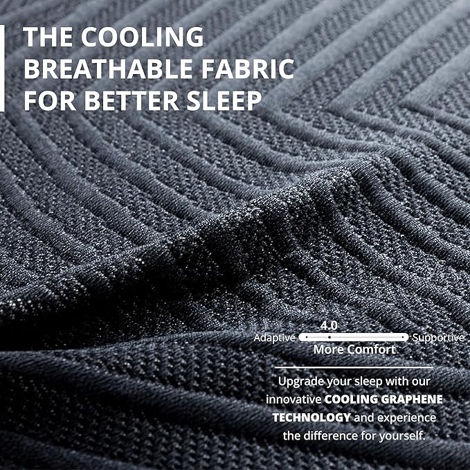 EGOHOME 14 inch Hybrid Full Mattress,Memory Foam Pocket Spring Mattress with Cooling Cover,Bed in a Box,CertiPUR-US Certified,Targeted Support Pressure Relief, 54x75x14 Black