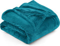 Utopia Bedding Fleece Blanket Twin Size Turquoise 300GSM Luxury Anti-Static Fuzzy Soft Microfiber Bed Blanket (60x80 Inch)