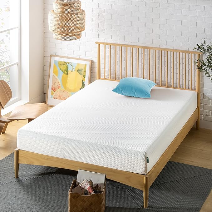 ZINUS 8 Inch Green Tea Essential Memory Foam Mattress, Full, Mattress in A Box, Affordable Mattress, CertiPUR-US Certified