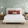 EGO White 10 Inch Full Green Tea Memory Foam, Gel Mattress Bed in a Box, CertiPUR-US Certified, Double Mattress, 54"x75", Medium Firm