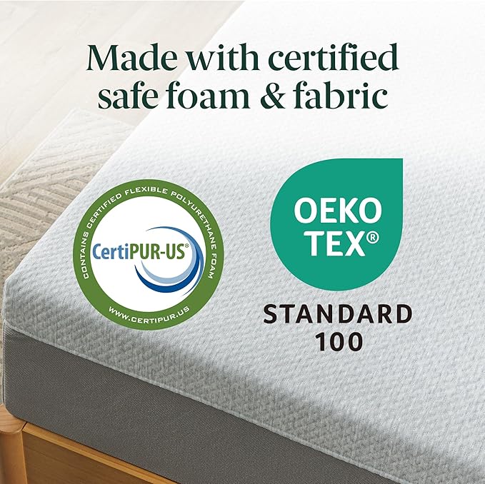 ZINUS 12 Inch Ultima Memory Foam Mattress [New Version], Full, Fiberglass Free, Medium Firm Feel, Breathable Airflow Memory Foam, Certified Safe Foams & Fabric, Mattress in A Box
