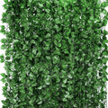 Tbestmax 315 Feet 48 Pack Artificial Ivy Leaf Plants, Green Vine Leaves, Greenery Hanging Garland, Fake Foliage Flowers for Home Kitchen Garden Office Wedding Wall Decor