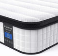 Inofia Queen Mattress, 10 Inch Hybrid Innerspring Spring with Memory Foam, Cool Bed in a Box, Pressure Relief with Motion Transfer, Mattress Queen Size
