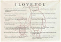 I love You Rectangular Canvas Banner-Boho Flag Wall Decor for Boy Girl Kids Friends,Nursery Baby Room Above Crib Bedroom Living Room Office-Kids Growth Stuff-Baby Shower Birthday Christmas Gift
