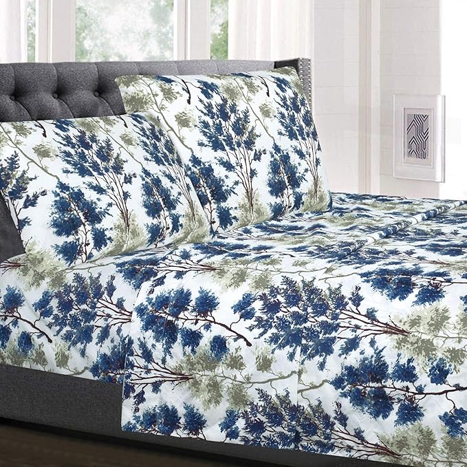 Queen Size Bed Sheets - Breathable Luxury Sheets with Full Elastic & Secure Corner Straps Built In - 1800 Supreme Collection Extra Soft Deep Pocket Bedding Set, Sheet Set, Queen, Florence