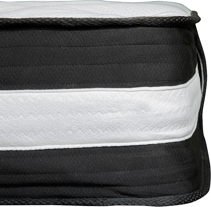 Flash Furniture Capri Comfortable Sleep 10" Hybrid Pocket Spring and Foam Mattress in a Box, Foam Pocket Spring Hybrid Mattress, Twin