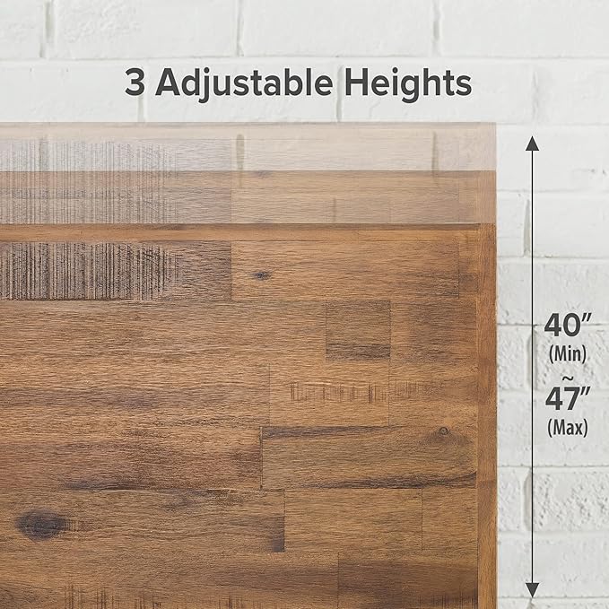ZINUS Tricia Wood Platform Bed Frame with Adjustable Headboard, Wood Slat Support with No Box Spring Needed, Easy Assembly, King