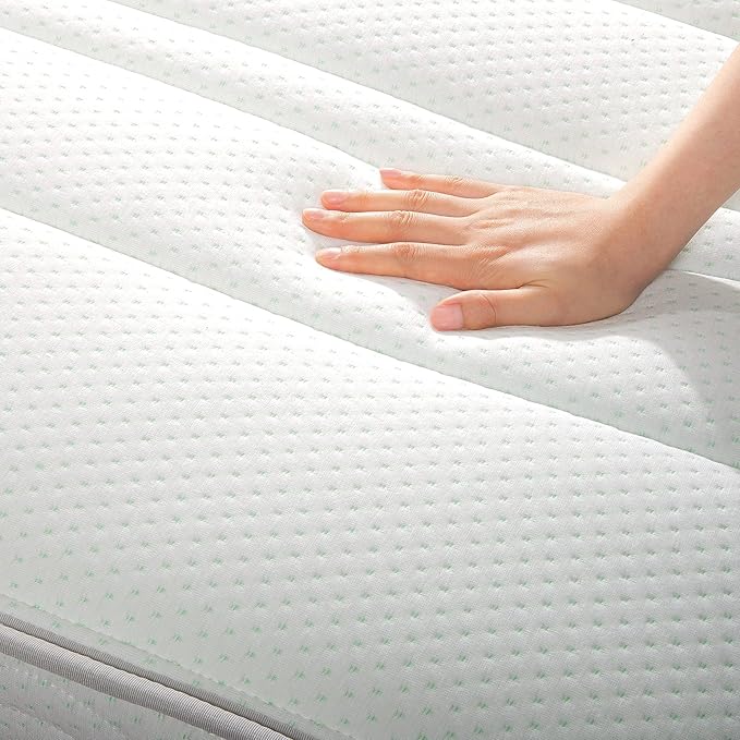 ZINUS 12 Inch Foam and Spring Mattress, Full, CertiPUR-US Certified Foams, Mattress in A Box, White