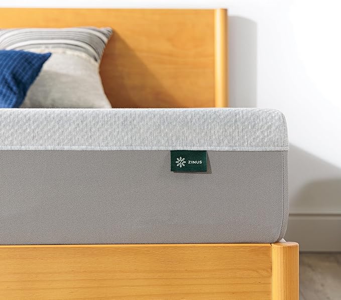 ZINUS 6 Inch Ultima Memory Foam Mattress [New Version], Full, Fiberglass Free, Medium Firm Feel, Breathable Airflow Memory Foam, Certified Safe Foams & Fabric, Mattress in A Box