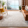 SAFAVIEH Arizona Shag Collection Area Rug - 10' x 14', Ivory & Beige, Moroccan Design, Non-Shedding & Easy Care, 1.6-inch Thick Ideal for High Traffic Areas in Living Room, Bedroom (ASG741A)